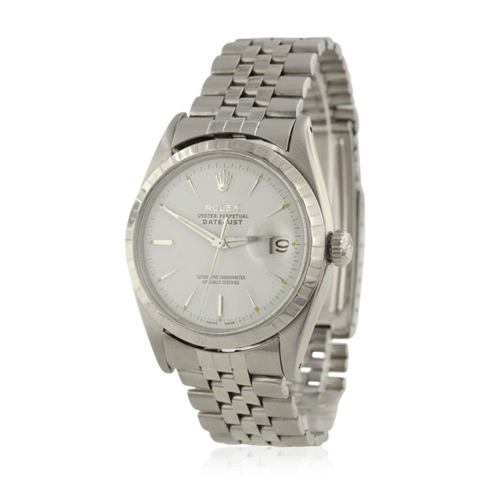 Vintage Gents Rolex DateJust Stainless Steel Wristwatch: Vintage Gents Rolex DateJust Stainless Steel Wristwatch GB804. Good Condition! OM9002EW. One gent, hand crafted & machine milled Rolex Stainless Steel Vintage DateJust model wristwatch electronically 