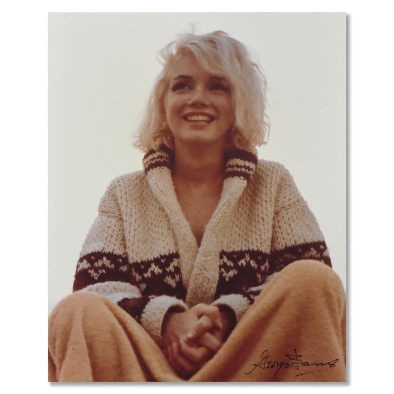 Marilyn Monroe by George Barris (1922-2016): "Marilyn Monroe: The Last Shoot" is a photograph printed from the original negative taken by George Barris (1922-2016). This photo is part of a series entitled "The Last Photos"; they were taken in 19