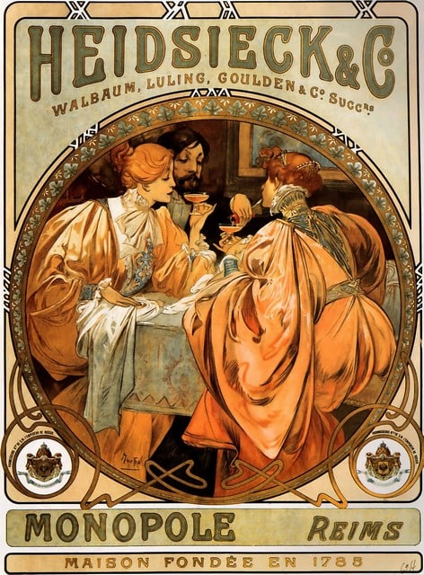 Alphonse Mucha - Piper Heidseicke: Artist: Alphonse Mucha - Title: Piper Heidseicke - Medium: Fine Art Giclee on Canvas - Image Size: Approximately 32 inches x 23.5 inches - Unframed on Unstretched Canvas - Biography: Alphonse Mucha 24
