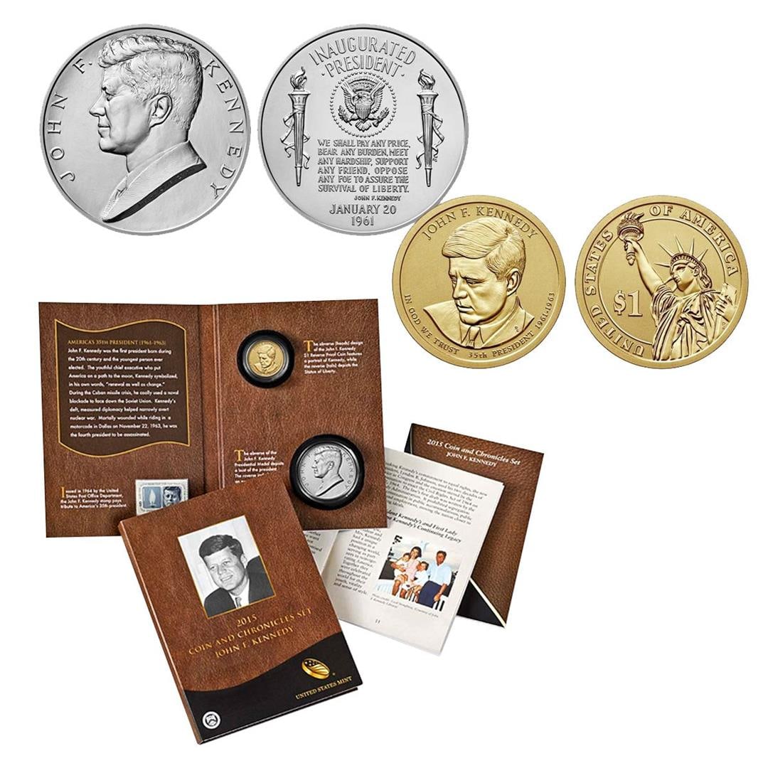 2015 Coin and Chronicles Set - John F. Kennedy: One 2015 Coin and Chronicles Set - John F. Kennedy.
