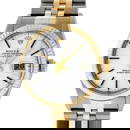 Rolex Mens 2 Tone Silver Index 36MM 14K Yellow Gold & Steel Datejust Wristwatch