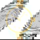 Rolex Mens Two Tone Silver Diamond Datejust Wristwatch 36MM