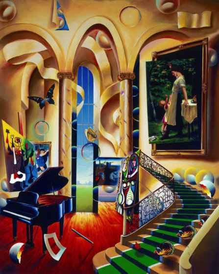 Art For Ever AP by Ferjo: Art For Ever AP by Ferjo. Limited Hand Signed Giclee on canvas. Dimensions: 40 x 32. Excellent Condition.