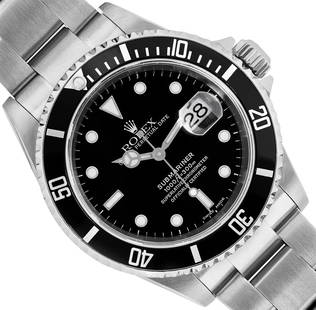 Rolex Mens No Holes Case Stainless Steel Black Dial Submariner With Rolex Box: One Mens Pre Owned Rolex Stainless Steel Submariner With Date Polished, Serviced & Electronically Tested, Rolex Stainless Steel Case: 40mm, Rolex Stainless Steel Crown, Rolex Bezel: Stainless Steel Ro