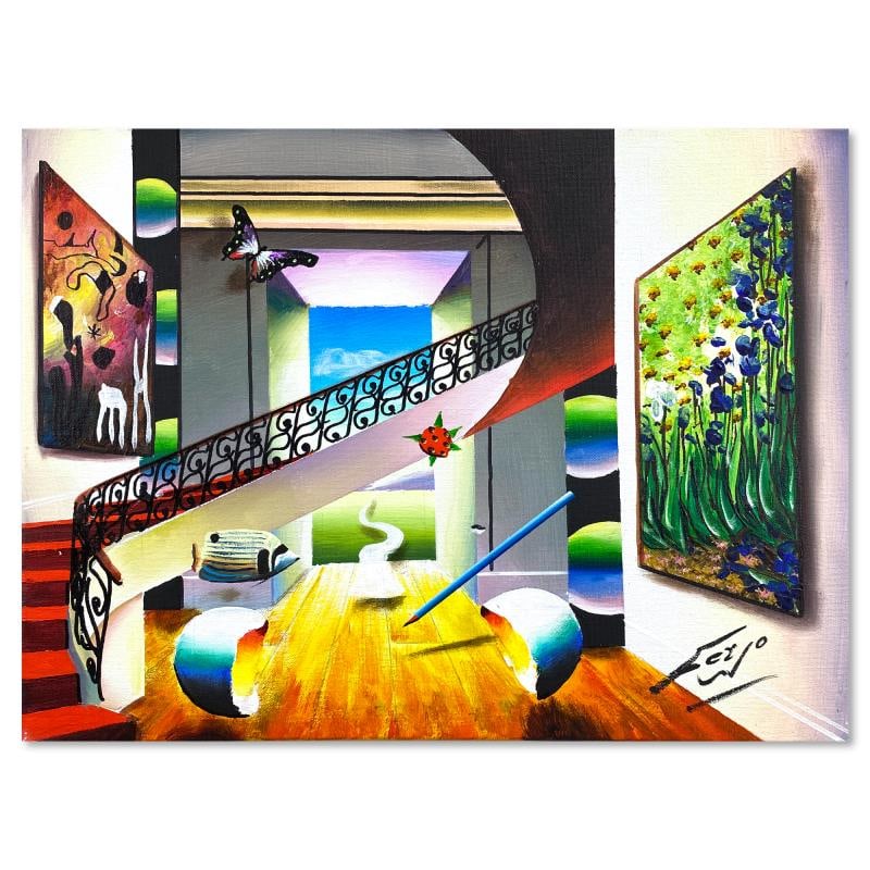 Untitled by Ferjo Original: This is an original oil painting on stretched canvas by Ferjo, hand signed by the artist. Includes Letter of Authenticity. Measures approx. 16" x 20" (image).