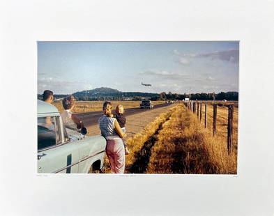 Andre Robe France American Family YellowKorner Airplane Certified Photograph: Andre Robe France American Family YellowKorner Certified Photograph. Certificate of Authenticity from YellowKorner affixed to the back. Matted Dimensions 16"x20". Protected with Clear Mylar Sleeve.