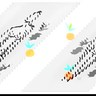 Le Nu aux oranges by Henri Matisse (1869-1954): "Le Nu aux oranges" is a limited edition lithograph by Henri Matisse (1869-1954) bearing the plate signature of the artist. This piece comes from an edition of 200 authorized by the Matisse Estate; th