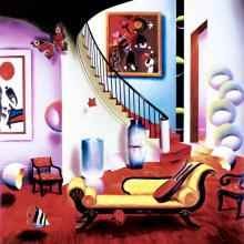 Yellow Couch AP by Ferjo: Yellow Couch AP by Ferjo. Limited Hand Signed Giclee on canvas. Dimensions: 15 x 15. Excellent Condition.