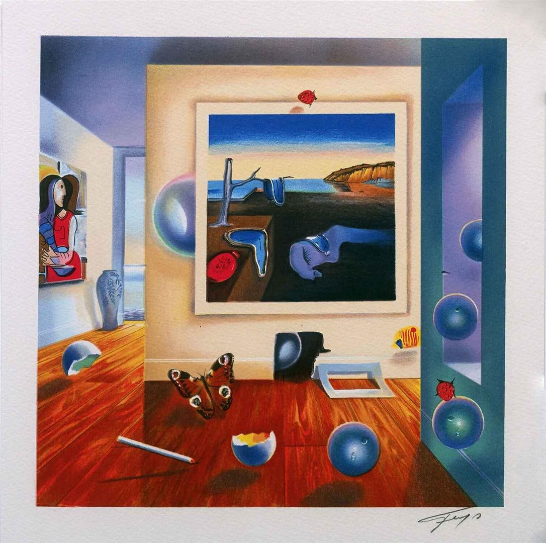 Timeless Litho AP by Ferjo: Timeless Litho AP by Ferjo. Limited Hand Signed Lithograph on Paper. Dimensions: 11.5 x 11.5. Excellent Condition.