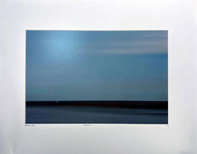 Raphael Halin France Frontiere 4 Nature Ocean Beach Sea: Raphael Halin France Frontiere 4 YellowKorner Certified Photograph. Certificate of Authenticity from YellowKorner affixed to the back. Matted Dimensions 16"x20". Protected with Clear Mylar Sleeve.