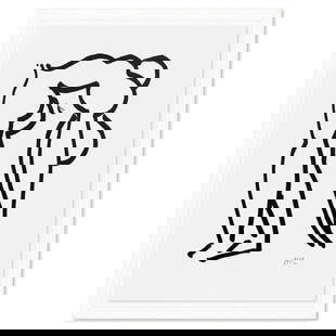 LAcrobate by Henri Matisse (1869-1954): "LAcrobate" is a limited edition lithograph by Henri Matisse (1869-1954) bearing the plate signature of the artist. This piece comes from an edition of 200 authorized by the Matisse Estate; the editio
