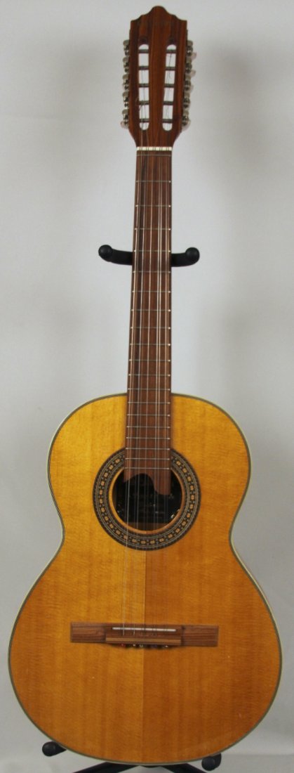 Gianini Viola Solid Acoustic 10-String Guitar DGUI77: Gianini Viola Solid Acoustic 10-String Guitar DGUI77. As-Is Condition! CB161ZG. The Gianini Brazilian made Viola ia an all-solid acoustic 10-string, steel, with a Spruce top, solid Mahogany back and s