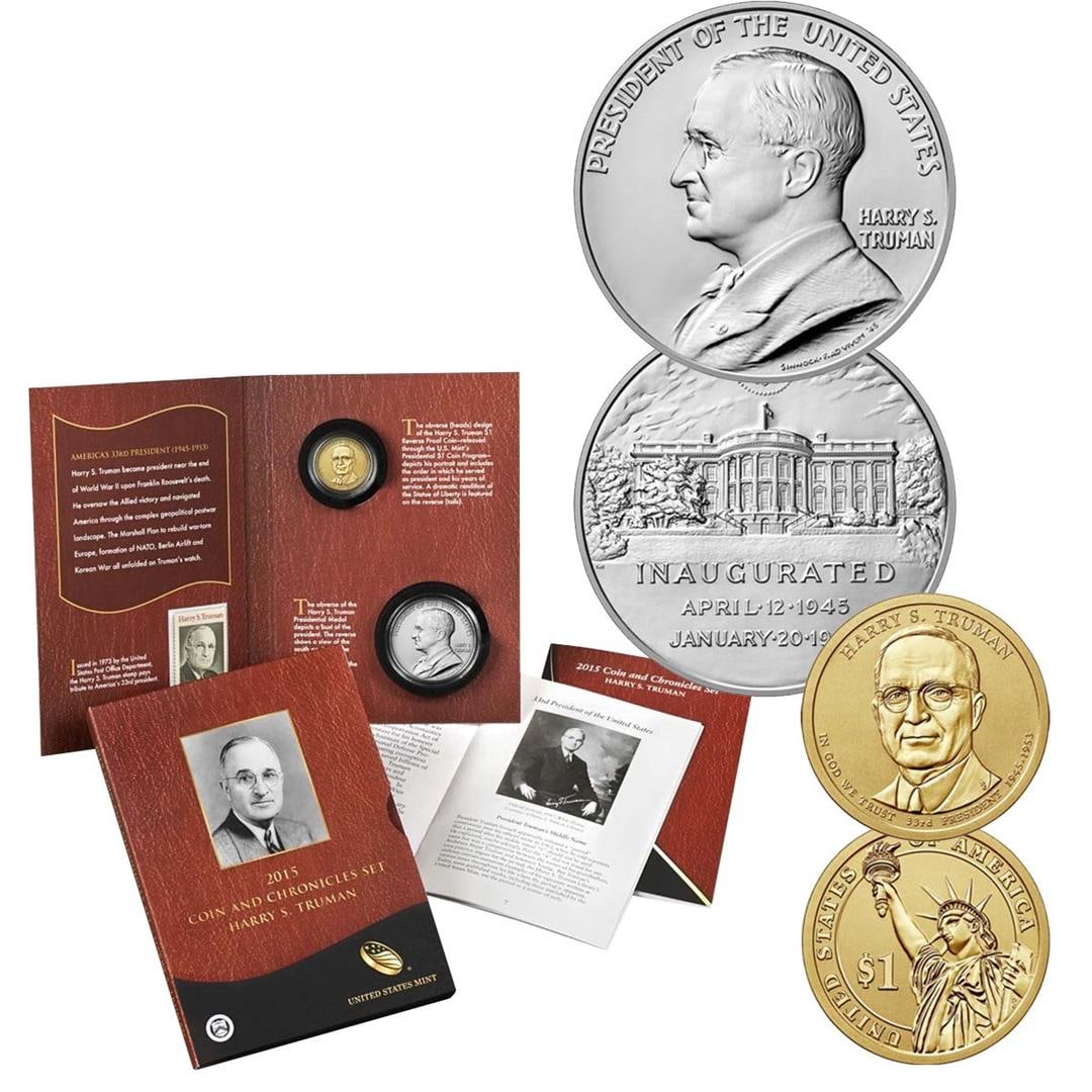 2015 Coin and Chronicles Set - Harry S. Truman: One 2015 Coin and Chronicles Set - Harry S. Truman.