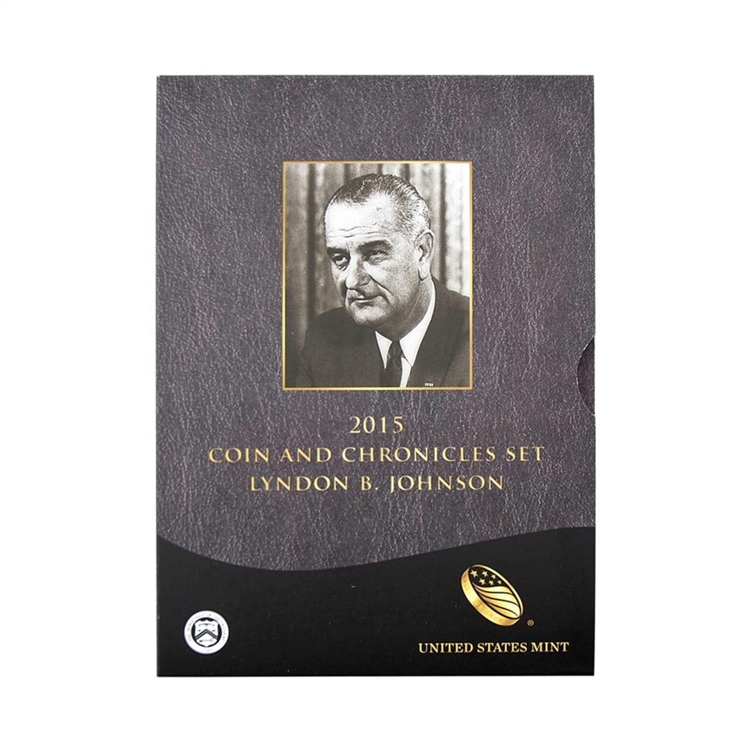 2015 Coin and Chronicles Set - Lyndon B. Johnson: One 2015 Coin and Chronicles Set - Lyndon B. Johnson.