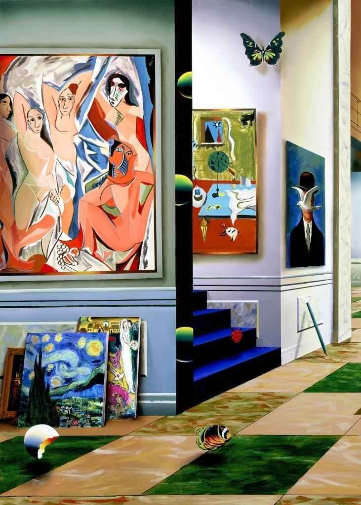 The New Generation Left Panel AP by Ferjo: The New Generation Left Panel AP by Ferjo. Limited Hand Signed Giclee on canvas. Dimensions: 38 x 27. Excellent Condition.