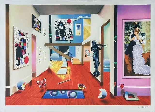 Homage to the Masters AP by Ferjo: Homage to the Masters AP by Ferjo. Limited Hand Signed Lithograph on Paper. Dimensions: 23.5 x 31.5. Excellent Condition.