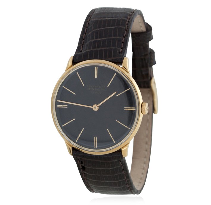 Gents Patek Philippe Tiffany & Co. Calatrava Wristwatch: Gents Patek Philippe Tiffany & Co. Calatrava Wristwatch GB1454. Good Condition! PN9504KR. One gents, Patek Philippe Tiffany & Co. Calatrava wristwatch electronically tested 18KT yellow gold, Case: 28m