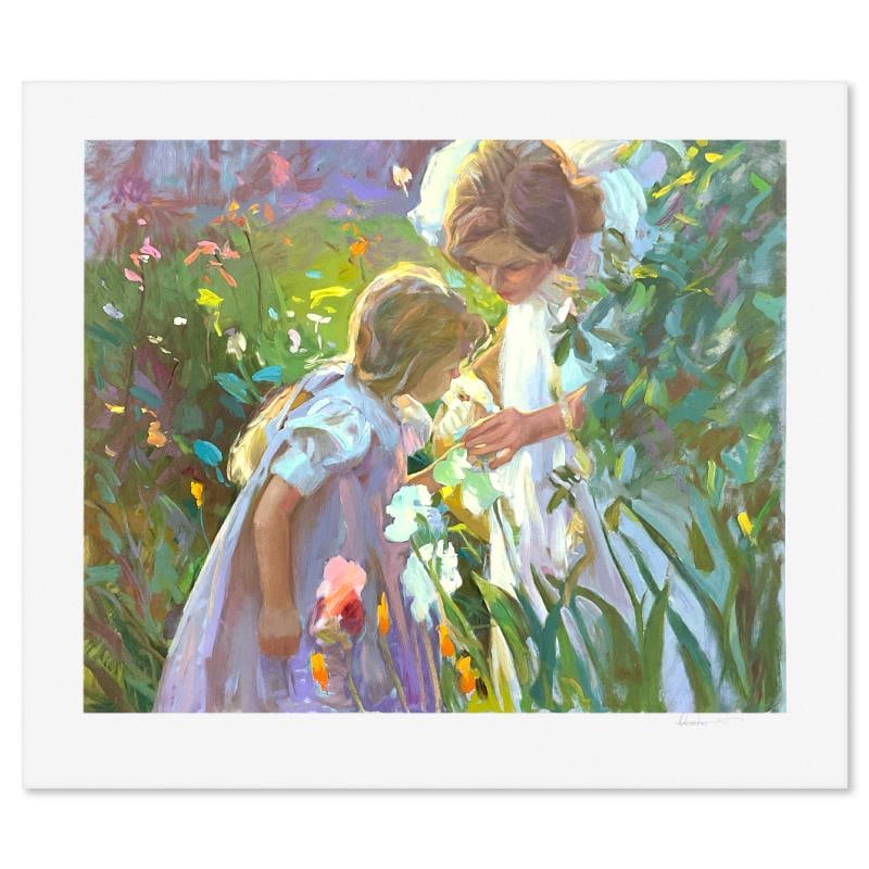 Sweet Scents by Hatfield, Don: "Sweet Scents" is a limited edition printer's proof serigraph on paper by Don Hatfield, numbered and hand signed by the artist. Includes Letter of Authenticity. Measures approx. 29.5" x 34" (border),