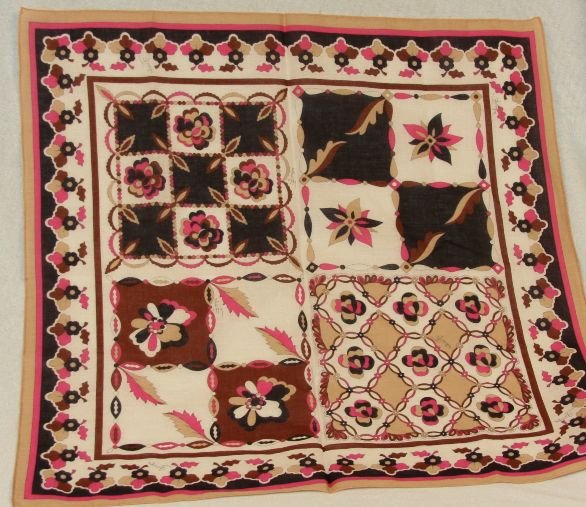 New Authentic Emilio Pucci Scarf Bandana ED518: New Authentic Emilio Pucci Scarf Bandana ED518. Excellent Condition! JG9GF. This is a new 100% AUTHENTIC GENUINE "PUCCI" made in Italy 100% Cotton design print scarf! It has a retail value of $120.00!