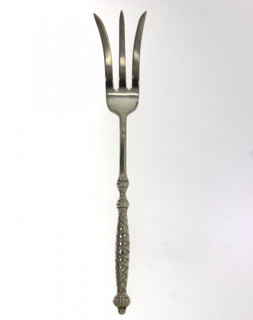 Antique Sterling Silver Lemon Fork- Gorham 824H ED1308: Antique Sterling Silver Lemon Fork- Gorham 824H ED1308. Great Condition! GB67DE. A wonderful addition to any table, this antique Gorham lemon fork has three trident shaped tines, measures 4-1/2 inches