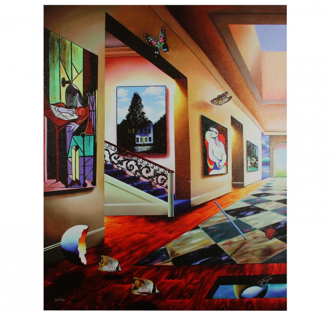 Perfect Afternoon (left) By Ferjo EB4: Perfect Afternoon (left) By Ferjo EB4. New Condition. EB104RS. Ferjo: giclee on canvas. The dimensions of this piece are 30x24".