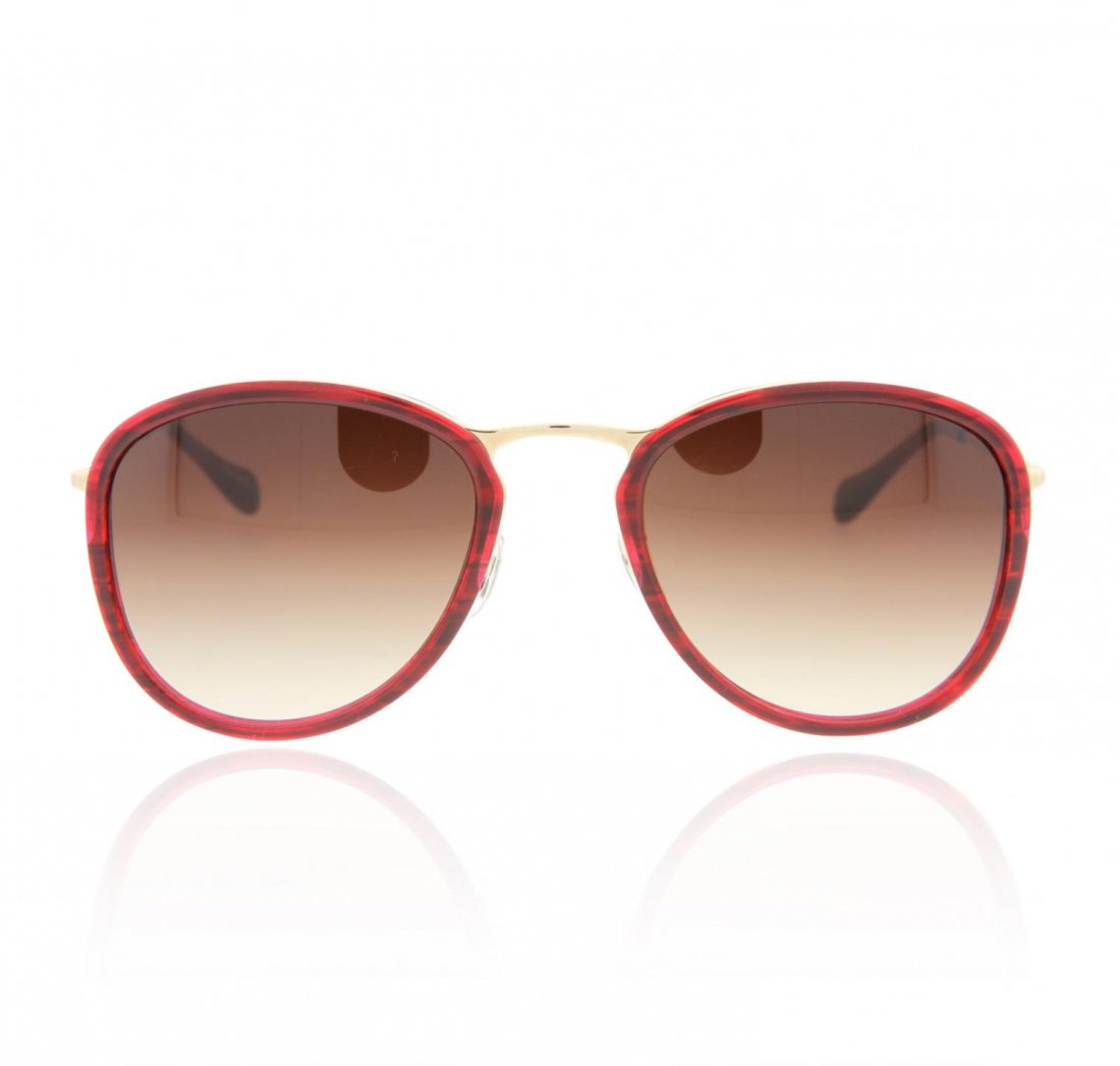 New With Tags Oliver Peoples J Gold Sunglasses ED1765: New With Tags Oliver Peoples J Gold Sunglasses ED1765. Good Condition. AR402TX. NWT Authentic Oliver Peoples Sunglasses "J GOLD" 1099 ST Ruby Red Women Sunglasses. Frame Color -Ruby. Lens color: amber