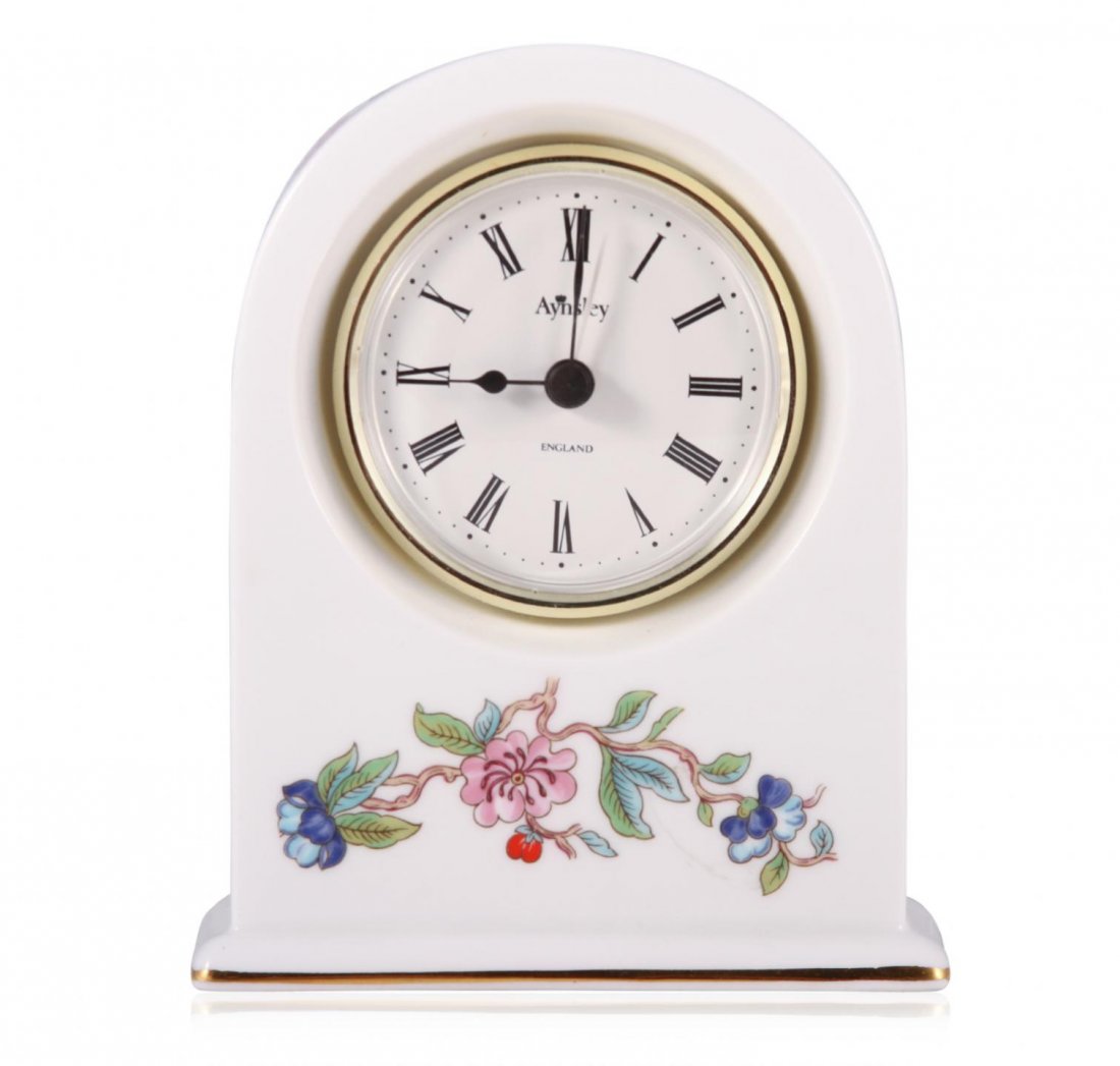 Aynsley Pembroke Fine Bone China Mantel Clock JRM172