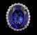 14KT White Gold 51.06ct GIA Certified Tanzanite and
