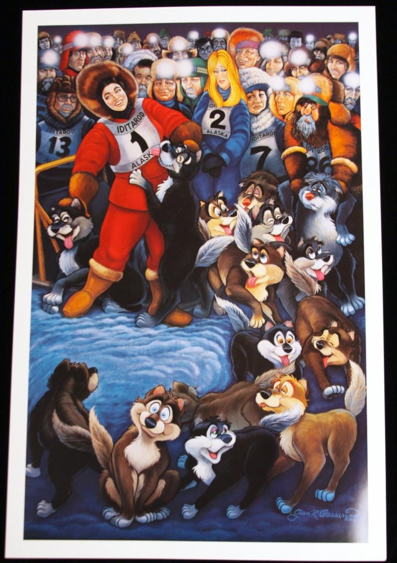 Alaska Iditarod by G.R. Cassarino Walt Disney Artist: Alaska Iditarod by G.R. Cassarino Walt Disney Artist AP1104. Good Condition! CF82ZT. Alaska Iditarod by G.R. Cassarino Walt Disney Artist. You haven't seen Wildlife until you've seen Cassarino. Former