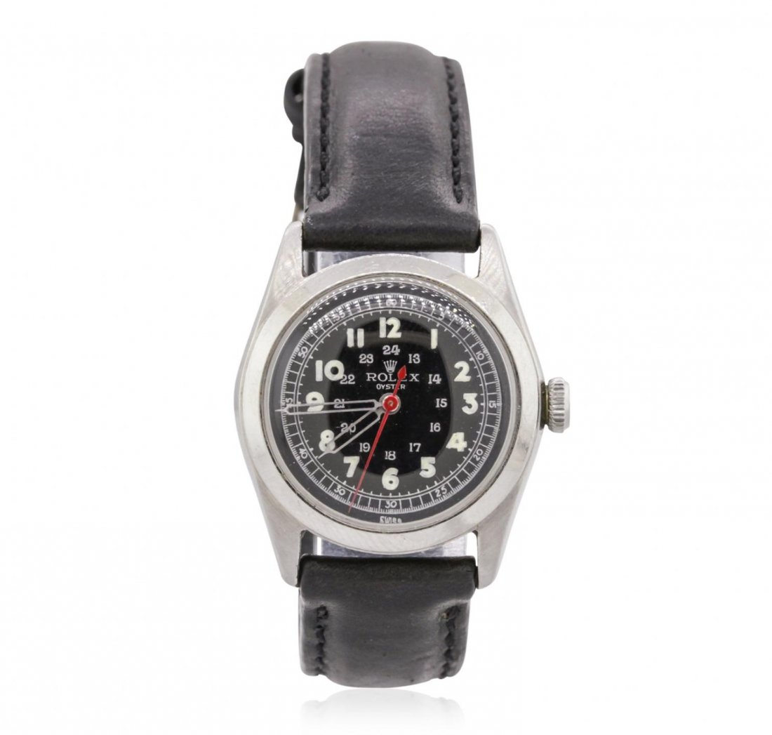 Rolex Stainless Steel Military Nurses Wristwatch A10199: Rolex Stainless Steel Military Nurses Wristwatch A10199. G-4 Average Condition! GA7001FK. One, Vintage Rolex Military Nurses wristwatch electronically tested stainless steel, Case: 30mm diameter, Case