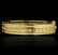18KT Yellow Gold 5.40ctw Sapphire Bangle Bracelet - 4