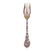 Antique Sterling Silver Rare Gold Washed Fish Service - 2