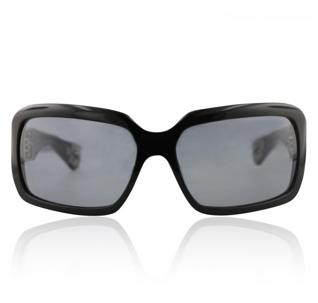 Stainless Steel 0.02ctw Pink Sapphire Chrome Hearts: One pair of Chrome Hearts Designer Sunglasses featuring: 0.02ctw of Pink Sapphire and 0.08ctw of Diamonds.