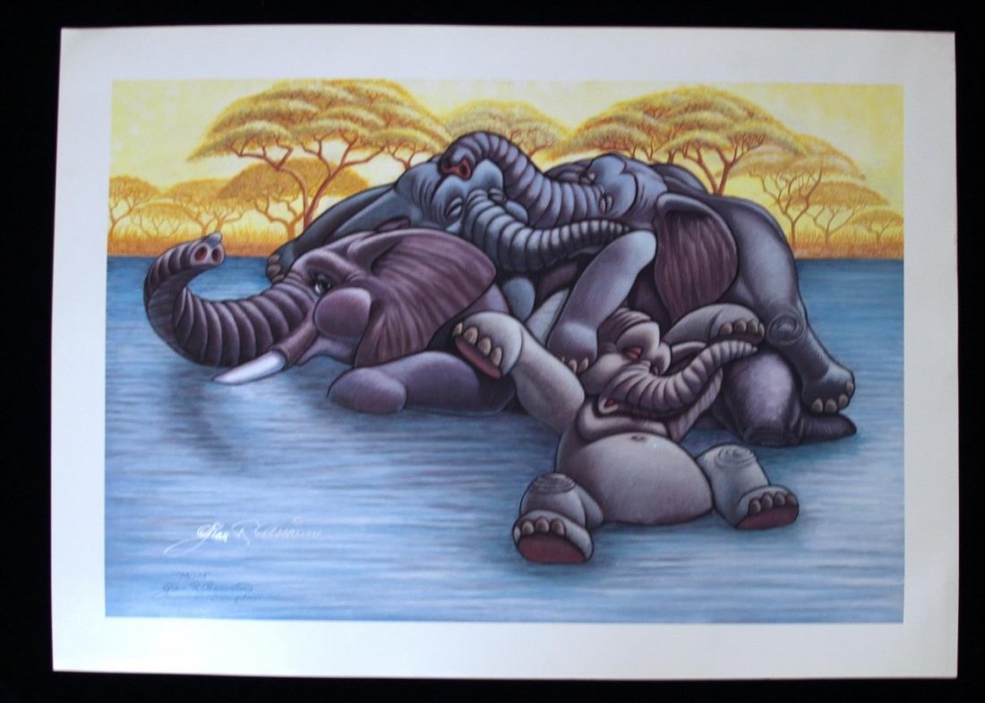 Mom by G.R. Cassarino Disney Artist: Mom by G.R. Cassarino Disney Artist AP785 "Mom" by G.R. Cassarino Walt Disney Artist. You haven't seen "Wildlife" until you've seen Cassarino. Former Walt Disney Artist G.R. Cassarino utilizes the sty