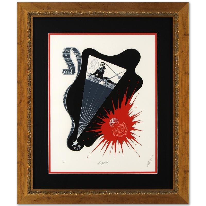 Scorpio by Erte: Both stylistically modern and compositionally classic, Erte's work (1892-1990) is revered around the world for its originality and thought provoking subject matter. "Scorpio" is a limited edition seri