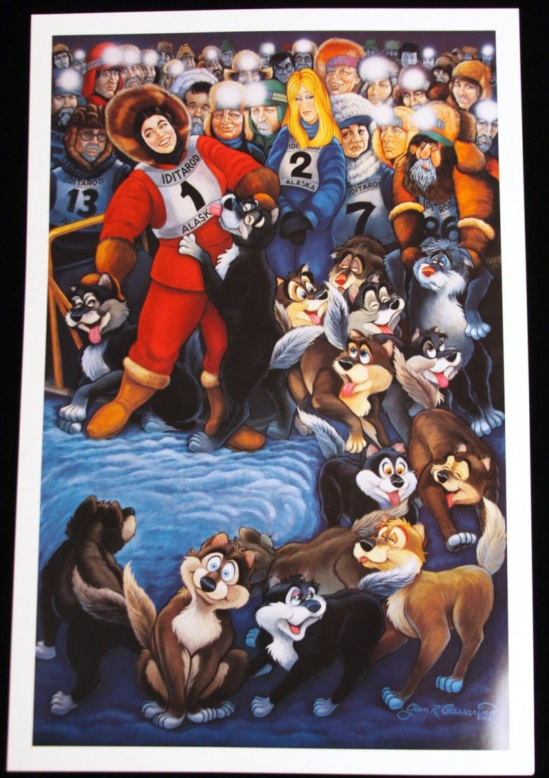 Alaska Iditarod by G.R. Cassarino Walt Disney Artist: Alaska Iditarod by G.R. Cassarino Walt Disney Artist AP683. "Alaska Iditarod" by G.R. Cassarino Walt Disney Artist. You haven't seen "Wildlife" until you've seen Cassarino. Former Walt Disney Artist G