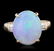 14KT Yellow Gold 5.80ct Opal and Diamond Ring