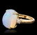 14KT Yellow Gold 5.80ct Opal and Diamond Ring - 2