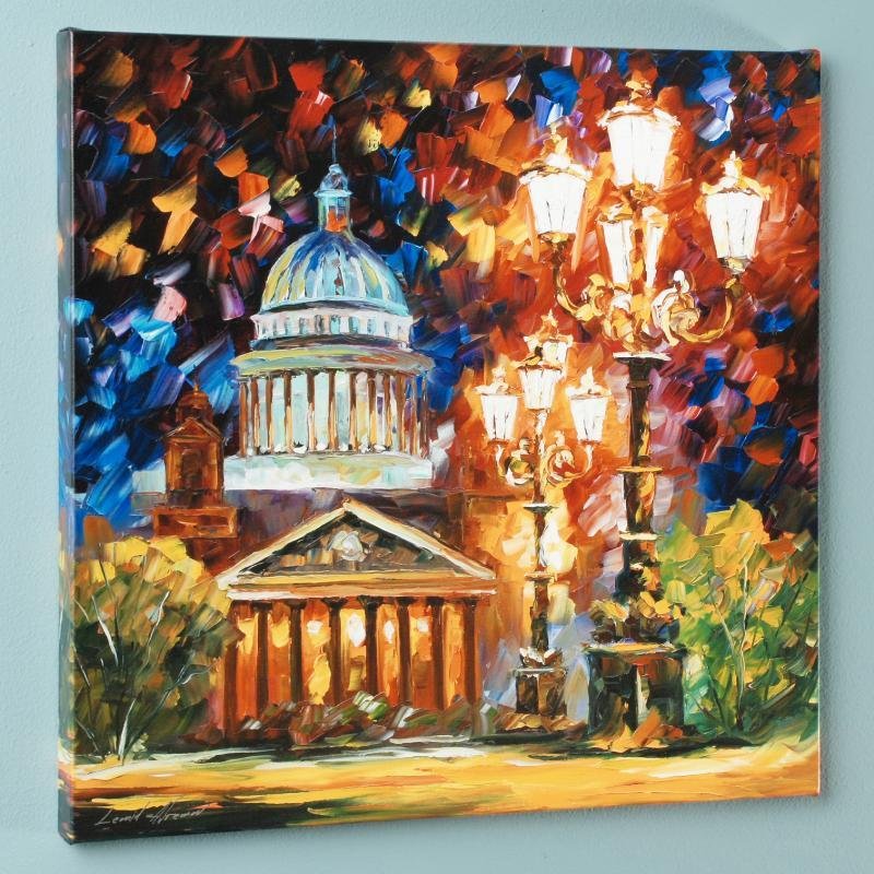 Twinkling of the Night by Leonid Afremov: Leonid Afremov's masterful use of color and texture make his paintings unique collectibles that are sure to brighten any wall. "Twinkling of the Night" is a limited edition giclee on stretched canvas,