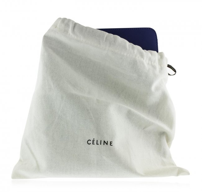 celine leather tote - Blue Celine iPad Case : Lot 217