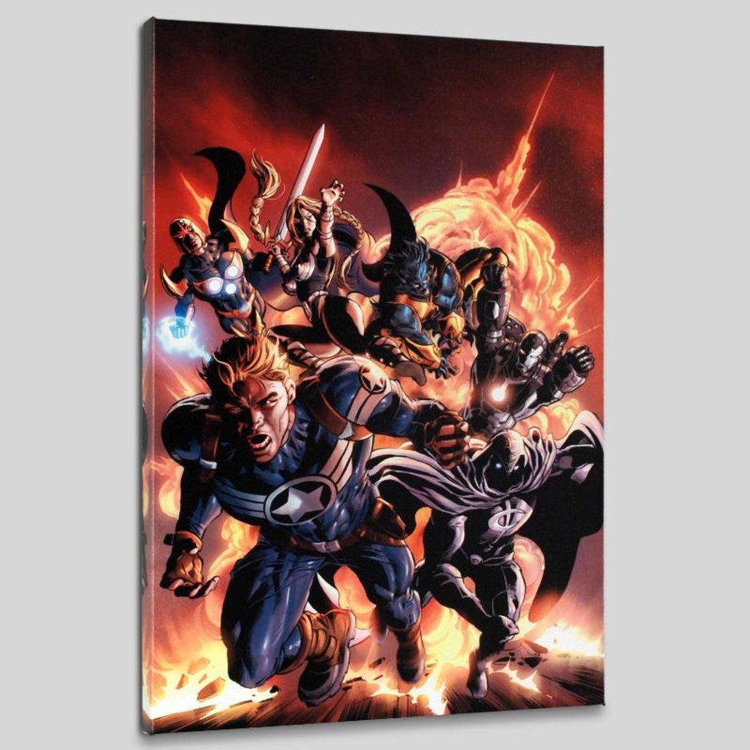 Secret Avengers #2 by Marvel Comics: A piece of comic book history, this limited edition print, drawn by Marko Djurdjevic, depicts the mighty Avengers. Marko Djurdjevic was discovered by Marvel after posting a series of re-designs for po