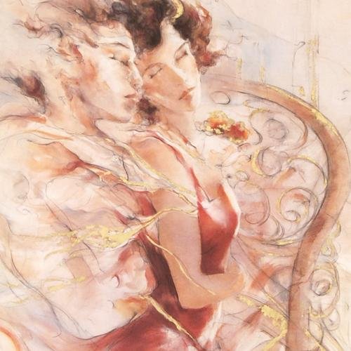 Enchanted Nights by Gary Benfield: Enchanted Nights by Gary Benfield is a limited edition serigraph on deckled edge, extra thick arches paper. Numbered and hand signed by Benfield. Includes Certificate of Authenticity! Measures approx.