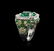 Two-Tone GIA Certified 10.34ctw Emerald and Diamond - 5