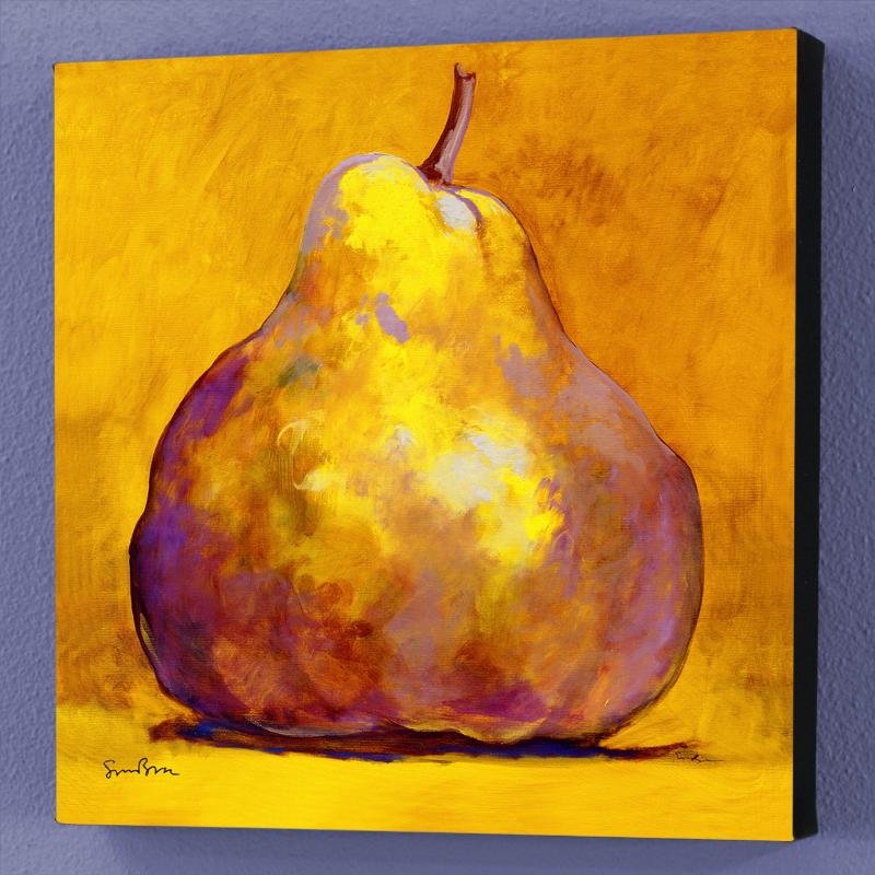 Golden by Simon Bull: Simon Bull depicts gleaming flowers with bold hues and delicate details, creating graceful and elegant pieces of art. "Golden" is a limited edition giclee on canvas, numbered and bearing Bull's author