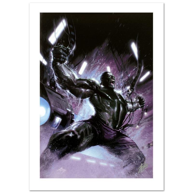Secret War #1 by Stan Lee - Marvel Comics: A piece of comic book history, this limited edition print, created by Gabriele Dell'Otto, depicts an enraged Hulk. In 1998 Dell'Otto started collaborating with the European division of Marvel Comics, 