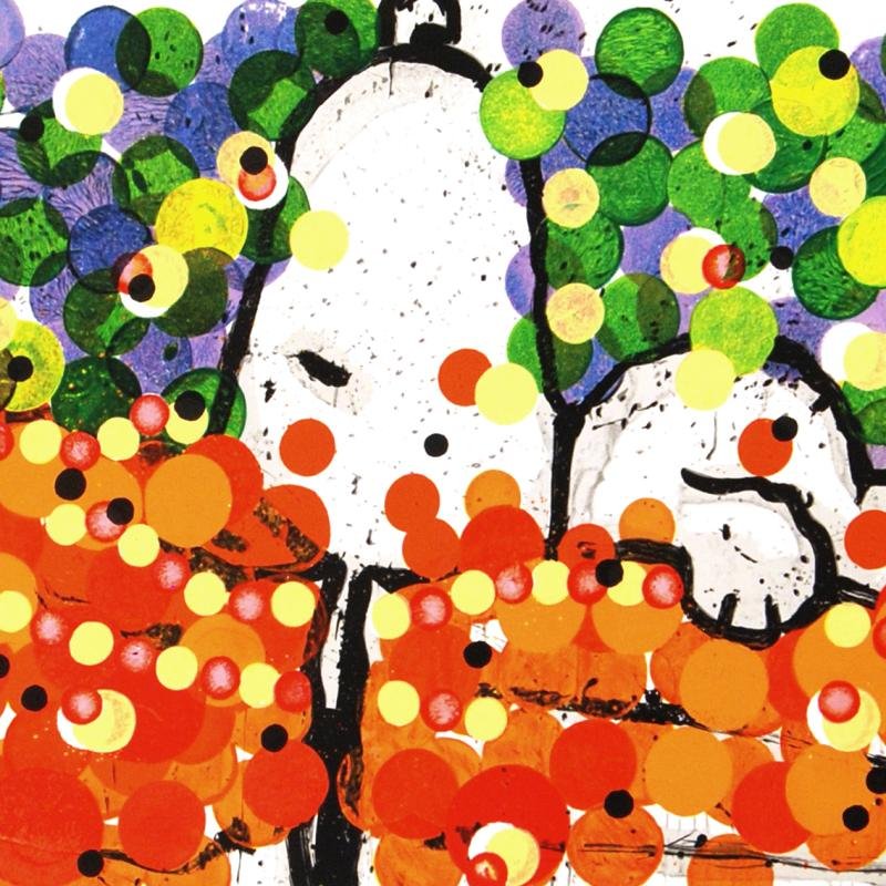 Pillow Talk by Tom Everhart: Master Artist Tom Everhart is the protege of famed "Peanuts" creator, Charles M. Schulz (1922â€"2000). As the only artist in the world granted the rights to draw the "Peanuts" characters in his own