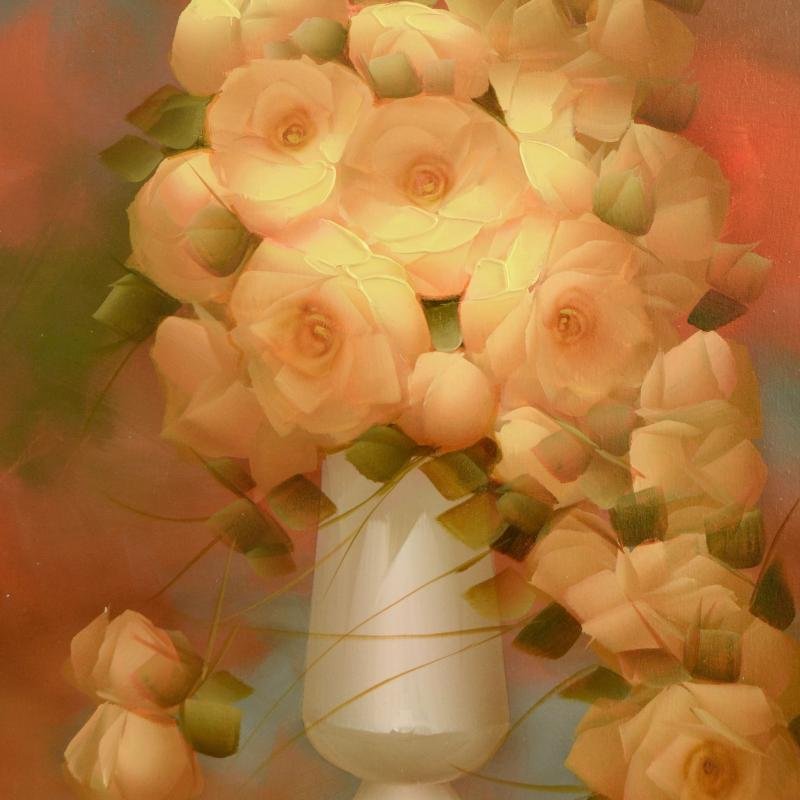 Original Painting by Coelho: This piece is an untitled original painting on canvas by Luiz Carlos Coelho (1935-2006), hand signed using the nom de plume, C. Lamont. Includes Certificate of Authenticity! Measures approx. 24" x 36"