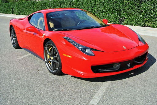 2010 Red Ferrari 458 Italia