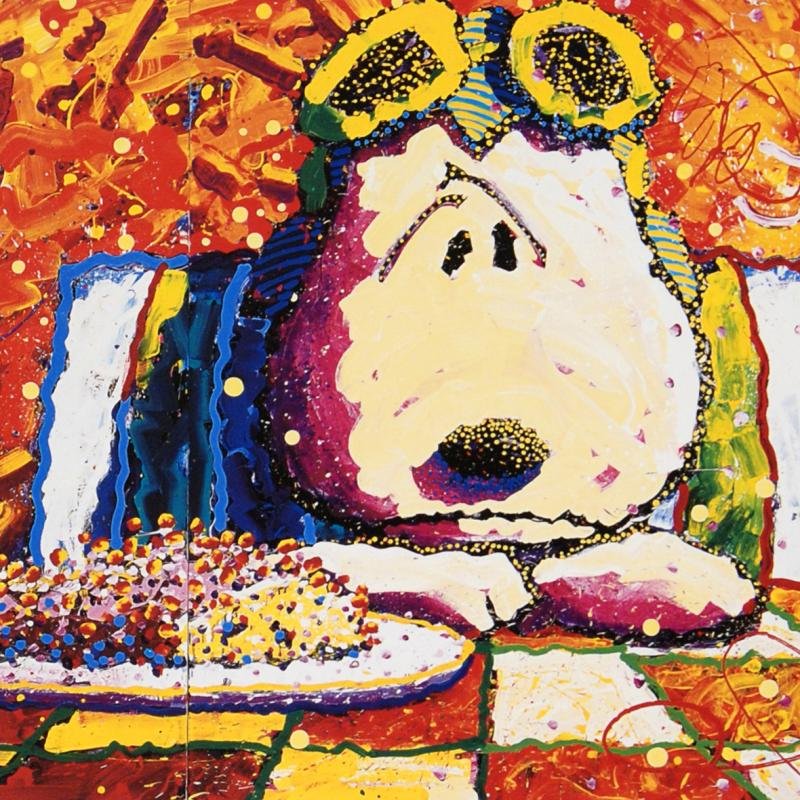 Last Supper by Tom Everhart: Master Artist Tom Everhart is the protege of famed "Peanuts" creator, Charles M. Schulz (1922€"2000). As the only artist in the world granted the rights to draw the "Peanuts" characters in his own w