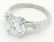 GIA Cert 2.64ctw Diamond Ring - Platinum - 4